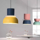 Axyaa Macaron Acrylic Pendant Light: High Quality, Colorful, Minimalist Chandelier for Living Room