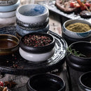 Axyaa Ceramic Seasoning Dish Set for Molecular Cuisine Tableware