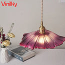 Axyaa Brass Glass Pendant Lights - Nordic Minimalist Japanese Style Chandelier for Home and Restaurant