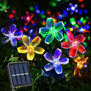 Axyaa Cherry Blossom Solar String Lights: Outdoor Garden Patio Decoration