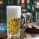 Axyaa Large Capacity Beer Glass Mug with Handle, Club Bar Party Home