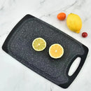 Axyaa Marble Pattern Cutting Board Set - Anti-Slip, Hangable, Eco-Friendly