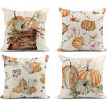 Axyaa Fall Pumpkin Home Sweet Home Pillow Covers