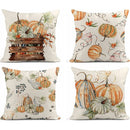 Axyaa Fall Pumpkin Home Sweet Home Pillow Covers