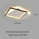 Axyaa Nordic LED Ceiling Lamp for Simple Living Room, Modern Design for Home Decor