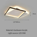 Axyaa Nordic LED Ceiling Lamp for Modern Simple Living Room Decor