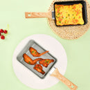 Axyaa Tamagoyaki Pan & Silicone Spatula Combo - Nonstick Japanese Omelette Skillet