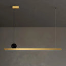Axyaa LED Chandelier Linear Light Fixture for Dining Room Kitchen Island Living