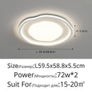 Axyaa LED Pebble Ceiling Lamp for Modern Living Room Bedroom Children's Decor