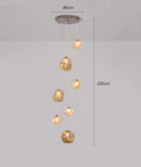 Luxurious Axyaa LED Ceiling Chandelier for Modern Bedroom and Dining Room Lighting
