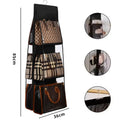 Axyaa 6-Pocket Hanging Storage Bags: Wardrobe Organizer for Dust-proof Closet Organization