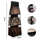 Axyaa 6-Pocket Hanging Storage Bags: Wardrobe Organizer for Dust-proof Closet Organization