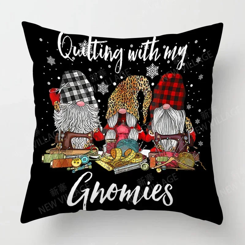 Axyaa Christmas Series Pillowcases 40x40-60x60 Home Decor Customizable for Holiday Celebrations
