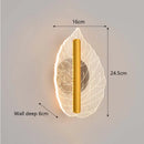 Axyaa Butterfly Leaf Wall Lamp: Modern Bedroom Aisle Lighting