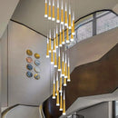 Axyaa Modern LED Pendant Chandeliers for Living Room Staircase Hanging Light