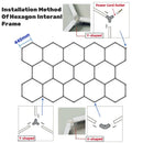 Axyaa Hexagon LED Garage Light for Auto Body Repair and Detailing