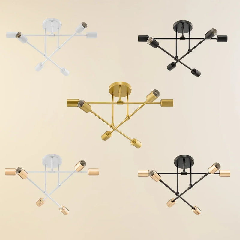 Axyaa LED Chandelier Modern Ceiling Lamp for Bedroom Dining Room