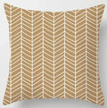 Axyaa Geometric Pattern Plush Cushion Cover for Home Decor 45x45cm