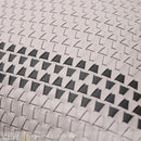 Axyaa Modern Luxe Leather Woven Throw Pillow Set