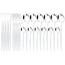 Axyaa Gold Stainless Steel Dinnerware Set for Elegant Table Setting