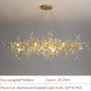 Axyaa Luxe Branch Crystal Glass Chandeliers for Living & Dining Rooms
