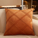 Velvet Throw Pillow Covers for Home Decor by Axyaa