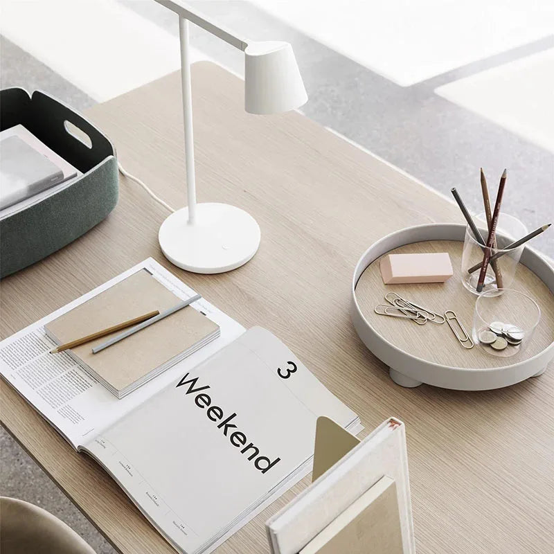 Axyaa Nordic Minimalist Desk Lamp for Study and Reading