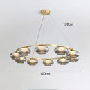 Axyaa Elegant Hall & Dining Room Chandelier - Indoor Ceiling Lights - Stylish Lighting Fixtures