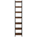 Axyaa 78.7" Tall Narrow 7-Tier Bookshelf for Small Spaces