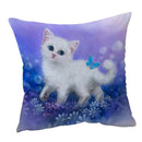 Axyaa Wildlife Animals Cushion Covers 45X45CM Wolf Fox Tiger Christmas Cats Girls
