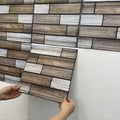 Axyaa Thicker Marble 12"x12" Self-Adhesive Tile Backsplash - Pack of 10/20