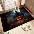 Axyaa Halloween Ghost Face Pumpkin Lantern Floor Mat