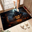 Axyaa Halloween Ghost Face Pumpkin Lantern Floor Mat