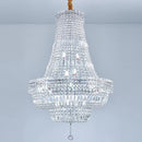 Axyaa European-Style Crystal Chandelier for Luxury Living Room, Villa & Staircase