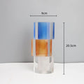 Axyaa Geometric Clear Crystal Mosaic Vase Flower Pot Home Decor