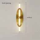 Axyaa Nordic Minimalist Wall Light Iron Lamp for Bedroom Living Room Study