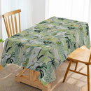 Axyaa Tropical Leaf Tablecloth: Stain Resistant, Antifouling for Home Dining or Coffee Table