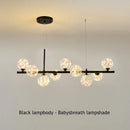Axyaa LED Ceiling Chandelier: Modern Kitchen Island Pendant Lamp for Home Decor
