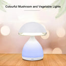 Axyaa LED Mushroom Table Lamp - Dimmable USB Charging Bud Lamp