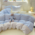 Axyaa Cloud Cotton Lace Summer Quilt Set - Single Thin Cool Quilt