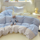Axyaa Cloud Cotton Lace Summer Quilt Set - Single Thin Cool Quilt