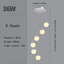 Axyaa Modern LED Stairs Chandelier for Dining Room Living Room Decor Lighting