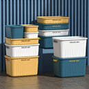 Axyaa Plastic Storage Box with Lid for Snacks, Cosmetics, and Wardrobe Organization