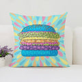 Axyaa Pop Art Cushion Cover: Fun Cartoon Pillow for Living Room Sofa or Bed