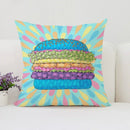 Axyaa Pop Art Cushion Cover: Fun Cartoon Pillow for Living Room Sofa or Bed