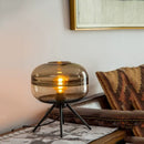 Axyaa Modern Glass Decorative Desk with LED for Living Room & Bedroom