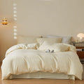 Axyaa Premium Jacquard Queen Bedding Set with Cotton Duvet Cover & Sheets