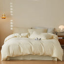 Axyaa Premium Jacquard Queen Bedding Set with Cotton Duvet Cover & Sheets