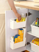 Axyaa Kitchen Wall-Mounted Storage Box - Multifunctional Plastic Organizer