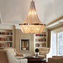 Luxury Tassel Chandelier for Hotel Villa Stairs by Axyaa